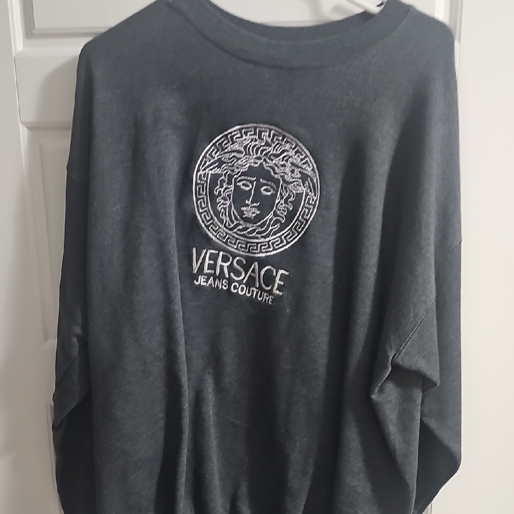 Versace Men's Charcoal Sweatshirt
